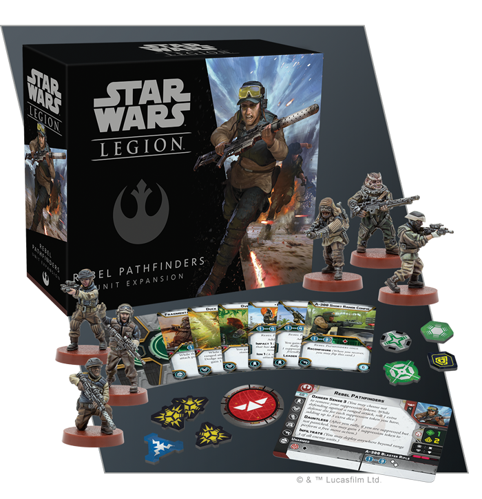 STAR WARS LEGION REBEL PATHFINDERS UNT EXPANSION EN