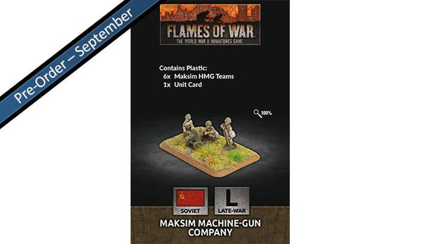 SU780 Maksim Machine-Gun Company (Plastic)