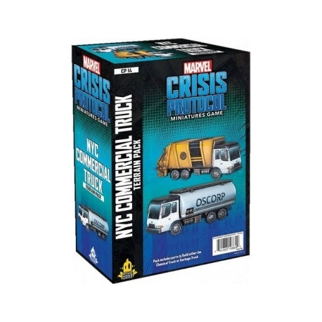 MARVEL CRISIS PROTOCOL GARBAGE TRUCK CHEM TRUCK TERRAIN EXPANSION