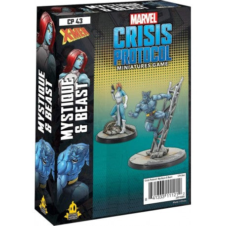 MARVEL CRISIS PROTOCOL BEAST AND MYSTIQUE EN