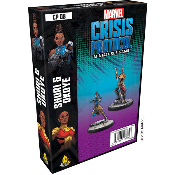 MARVEL CRISIS PROTOCOL OKOYE AND SHURI CHARCTER PACK EN