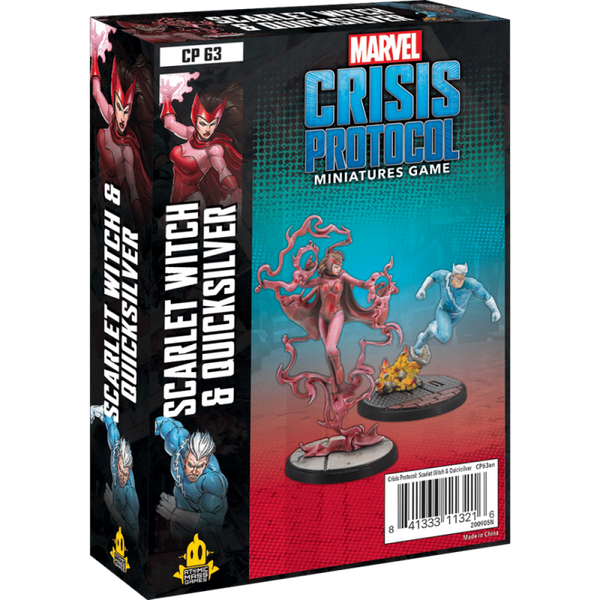 MARVEL CRISIS PROTOCOL SCARLET WITCH AND QUICKSILVER EN