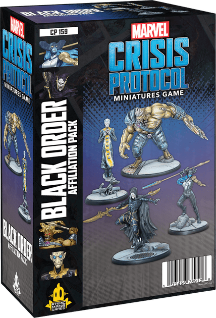 MARVEL CRISIS PROTOCOL BLACK ORDER AFFILIATION PACK EN