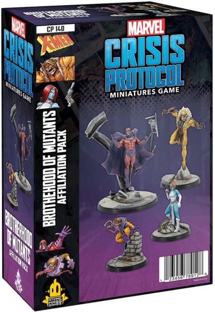 MARVEL CRISIS PROTOCOL BROTHERHOOD OF MUTANTS AFFILIATION PACK EN