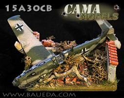 15A30CB Downed BF109e + small base. Baueda- Blitz and Peaces