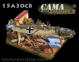 15A30CB Downed BF109e + small base. Baueda- Blitz and Peaces