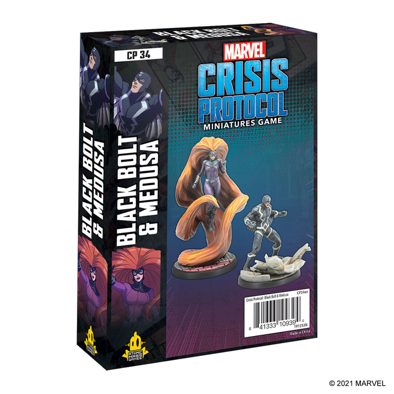 MARVEL CRISIS PROTOCOL BLACK BOLT AND MEDUSA EN