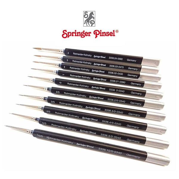 Springer Pinsel - Triangular brush Rotmarder-Kolinsky Springer & Pinsel- Blitz and Peaces