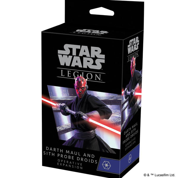 STAR WARS LEGION DARTH MAUL AND SITH PROBE DROIDS OPERATIVE EXPANSION EN